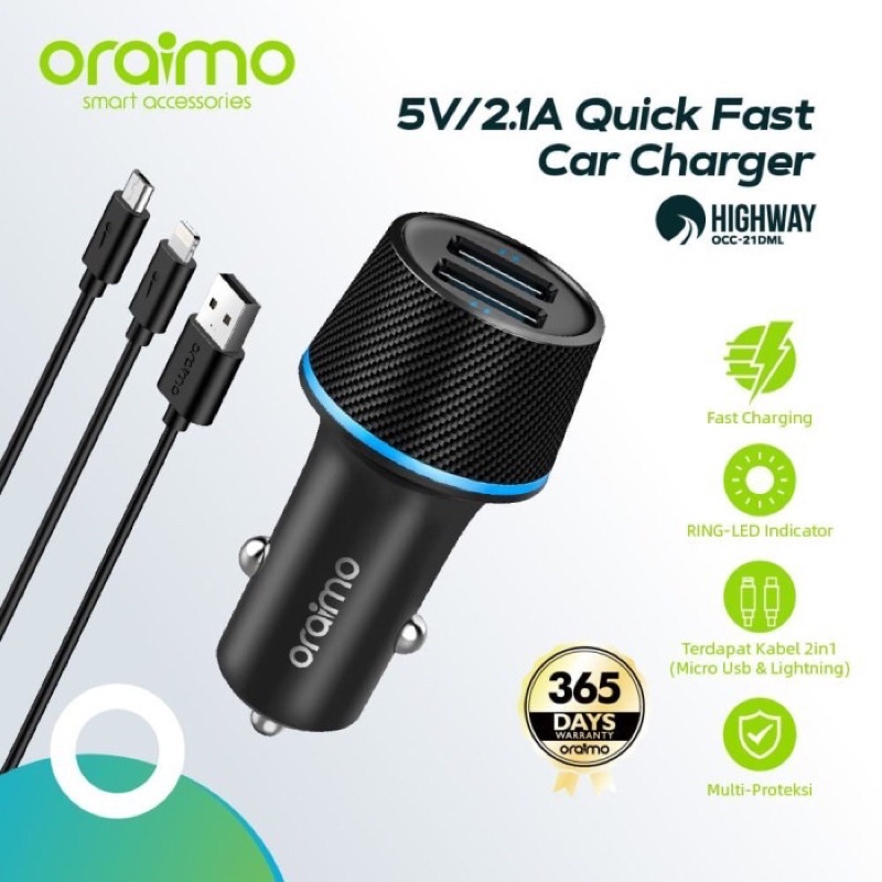 CHARGER MOBIL ORAIMO OCC-21DML