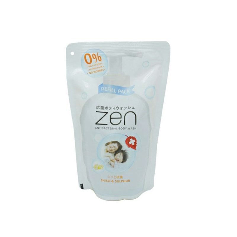 Zen Anti Bacterial Body Wash Shiso &amp; Sea Salt400mL