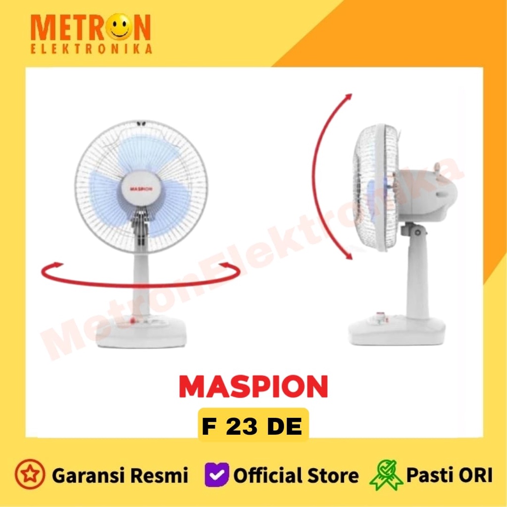 MASPION F - 23 DE - DESK FAN 9 IN KIPAS ANGIN MEJA