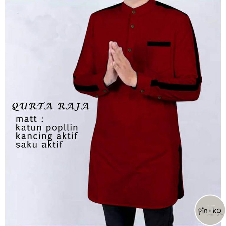 PIK - Koko Kurta Raja - S, M, L, XL, XXL, 3XL/ Baju Muslim Pria/ Fashion Muslim Pria/ Baju Koko Kurta Jumbo