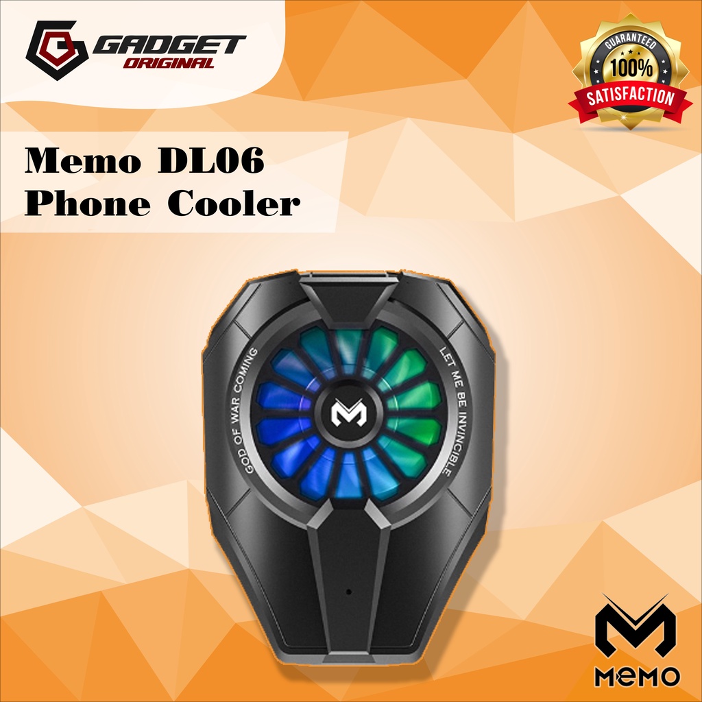 Memo DL06 Fancooler Radiator Pendingin HP Coolingfan Gaming / Cooler - MEMO DL06