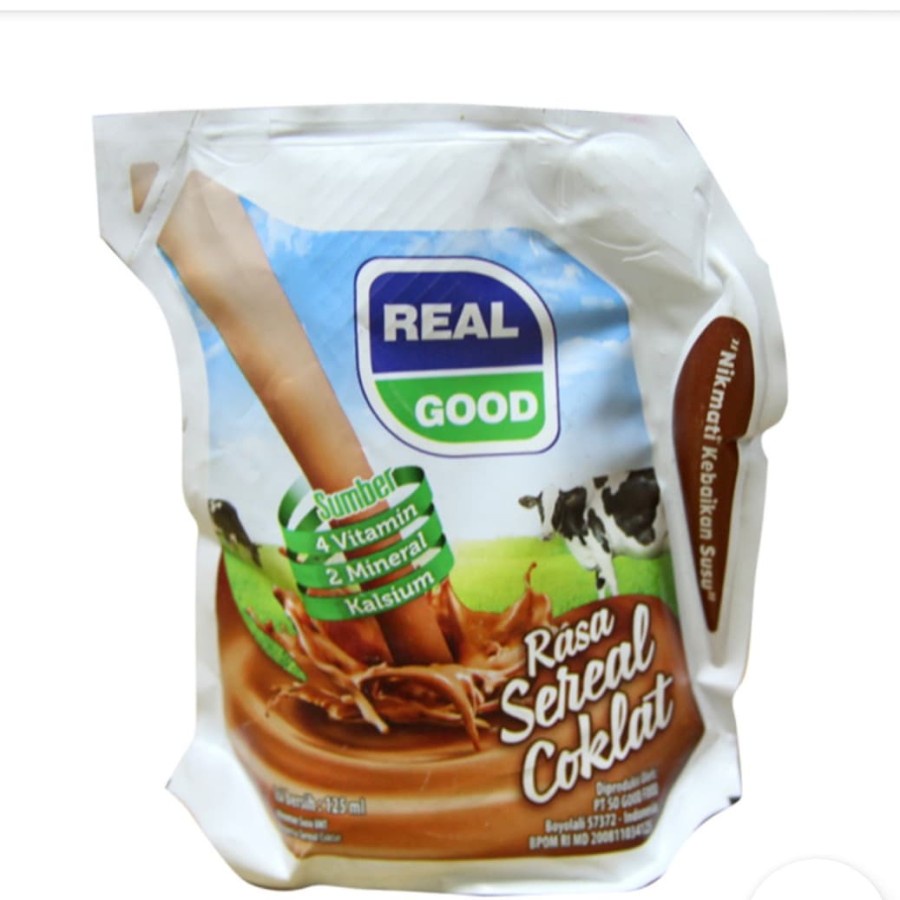 SUSU COKLAT REAL GOOD UHT 125ML EAA CHOCOLATE MILK