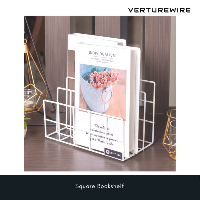 

TERBAIK Penyangga / tempat Buku Minimalis - Square Shelf Book Code 5295