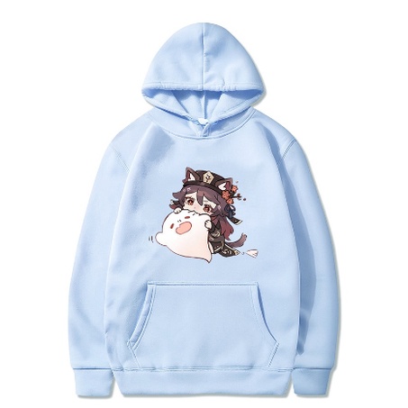 Genshin Impact Hoodie Hu Tao Game Genshin Impact Hu tao Hoodie Anime Jepang