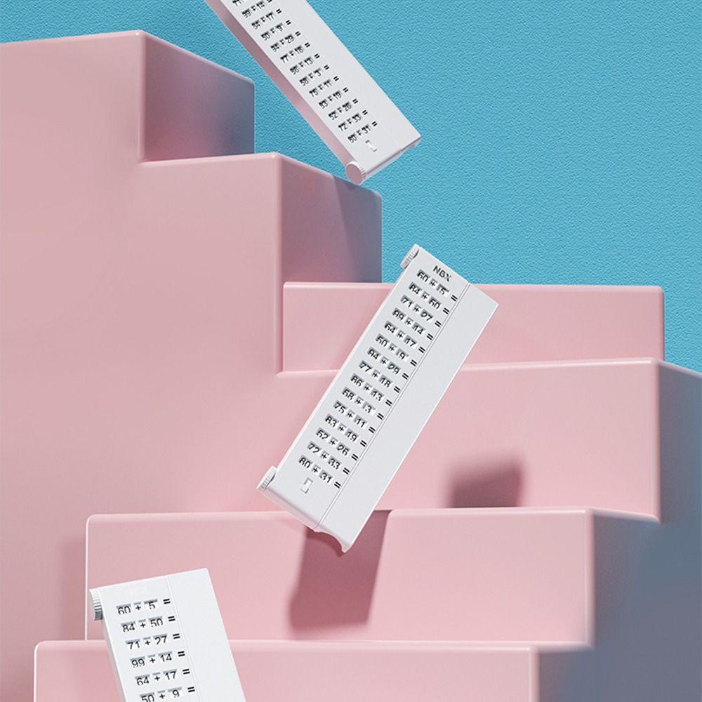 Mxbeauty Math Scroll Questioner Erasable Preschool Number Rolling Penambahan Pengurangan Mathemat Sekolah Dasar Latihan Math Practice Roller