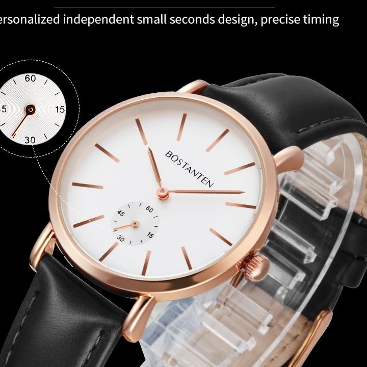 RND135 Bostanten Jam Tangan Wanita Original Analog Anti Air Bisnis Kuarsa jam tangan cewek hadiah ul