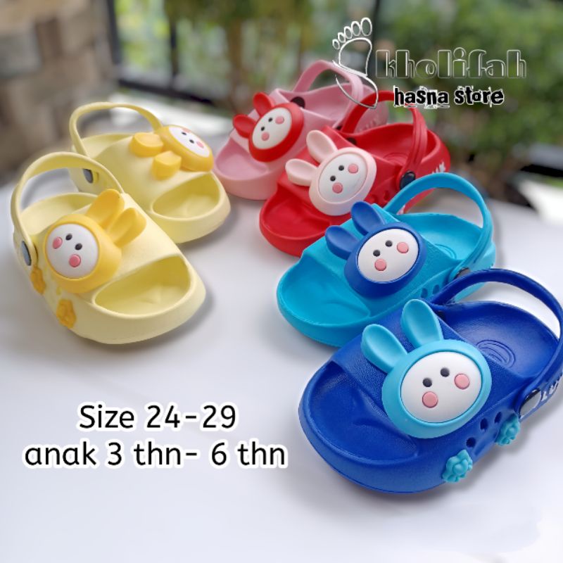 Sandal Anak Karakter kelinci Unisex Dulux 508D Series