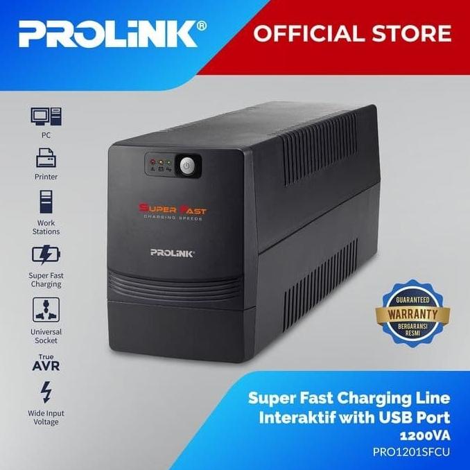 UPS Prolink 1200va 1200 va 1201 SFCU + Stabilizer