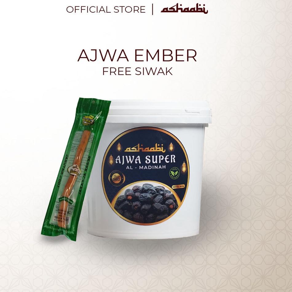 

Free Ongkir/ Kurma Ajwa Ember Super Premium Grade A Korma Ajwa Toples Jumbo