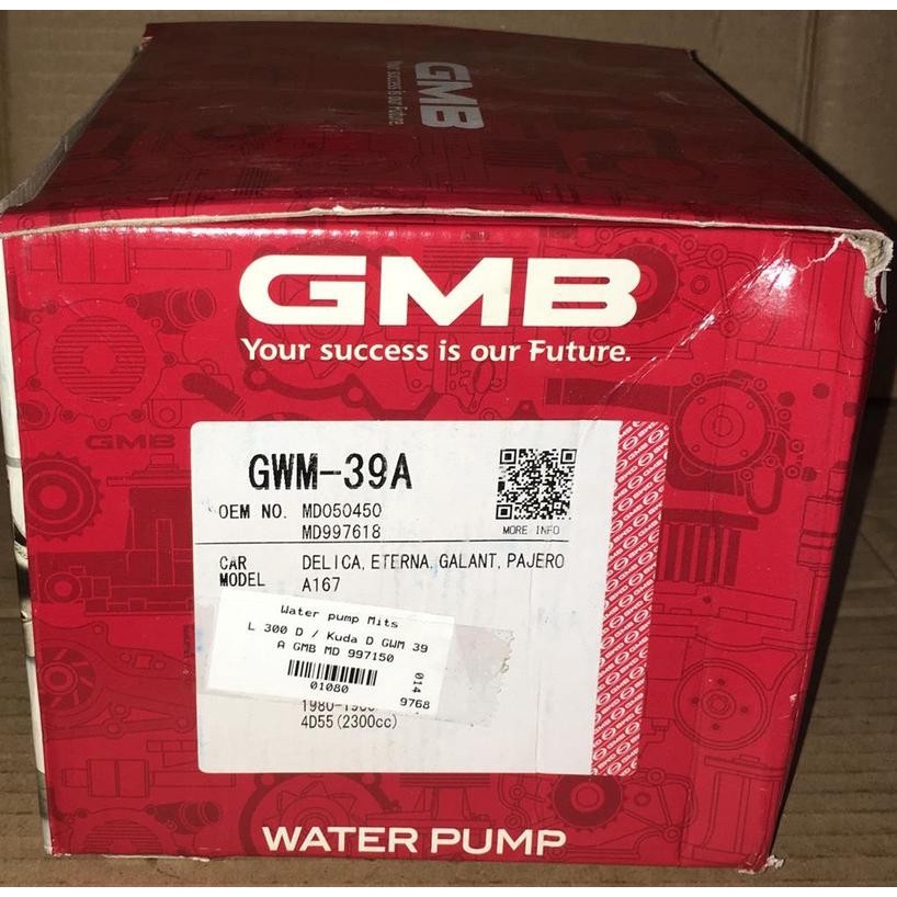 Water Pump Waterpump Mitsubishi L300 Diesel Aftermarket