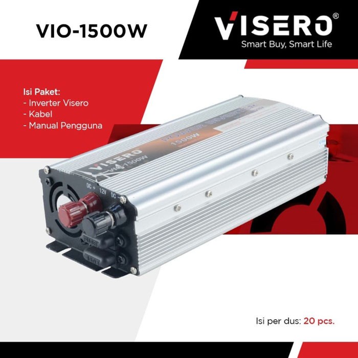 Visero VIO-1500W Power Inverter 1500 Watt 1500W