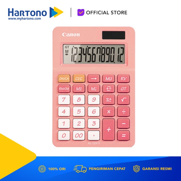 

TERLENGKAP Canon Desk Calculator Pink AS-120VII-SP/ASAHB