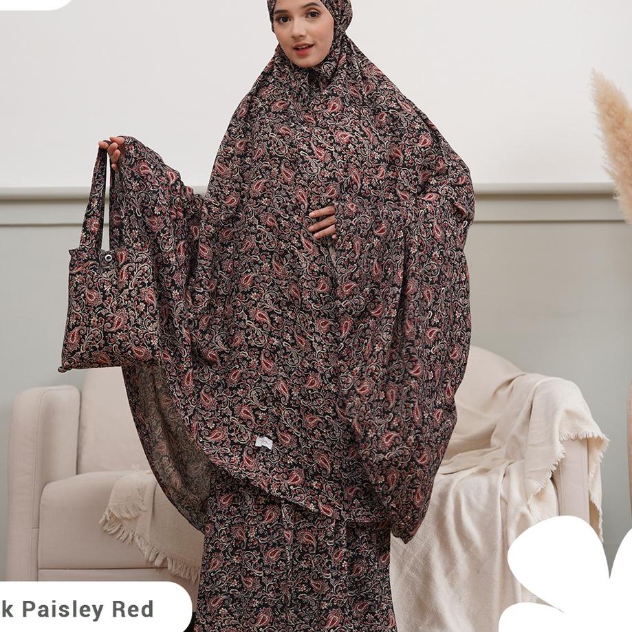 LANGSUNG KIRIM.. MUKENA TAZBIYA ALLOVER BATIK PAISLEY SERIES ALLSIZE