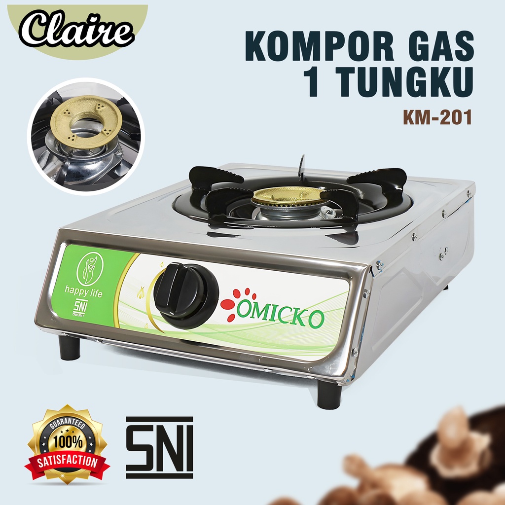 KOMPOR GAS OMICKO 1 TUNGKU / KOMPOR 1 TUNGKU