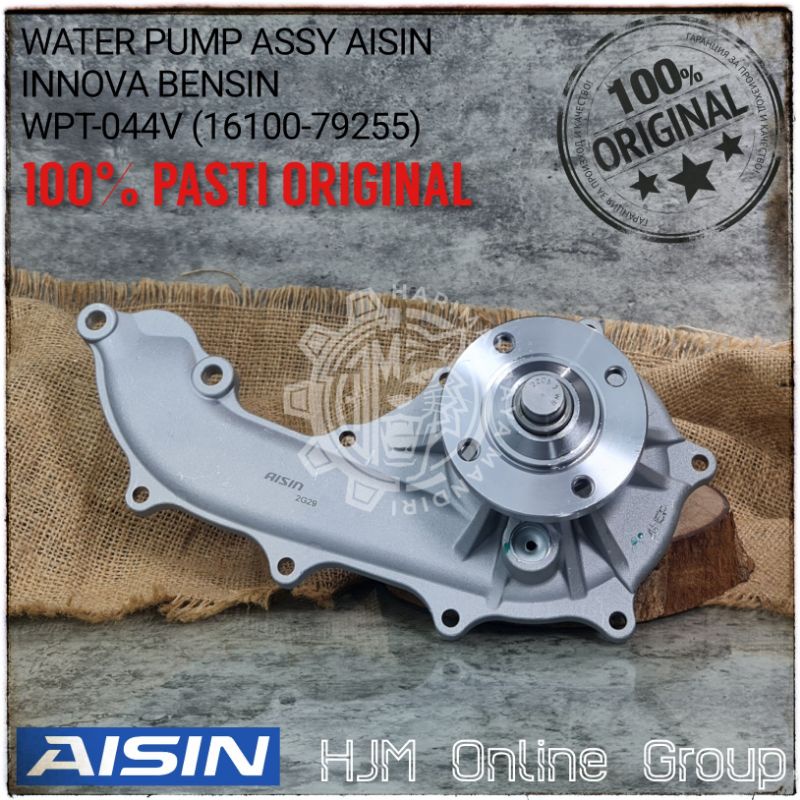 WATER PUMP INNOVA BENSIN FORTUNER HILUX AISIN JAPAN ORIGINAL WPT-044V