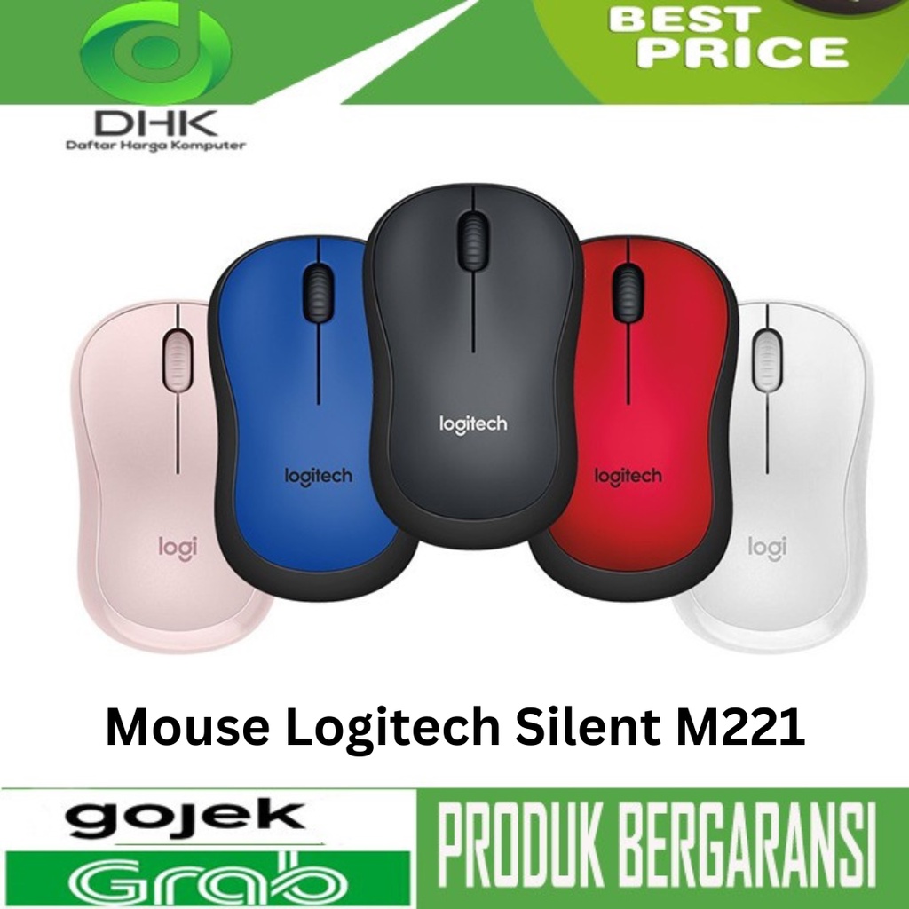 Logitech M 221 Silent Cordless Mouse