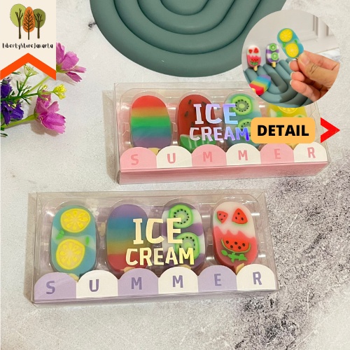 

Penghapus Stick Ice Cream Dessert Es Krim Buah 1 Box 4 Pcs Free Box Import Cute Eraser Ice Cream Fruit Funny Fancy Stuff Best Gift Stationery For School Alat Tulis Kantor Sekolah Ready Grosir Kado Ulang Tahun READY COD