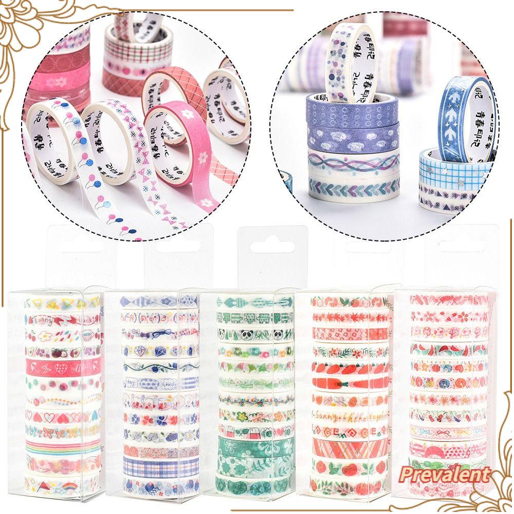 Preva 12Rolls/Set Washi Tape Baru Lucu Segar Scrapbooking Gadis Hati Little Fresh INS DIY Bahan