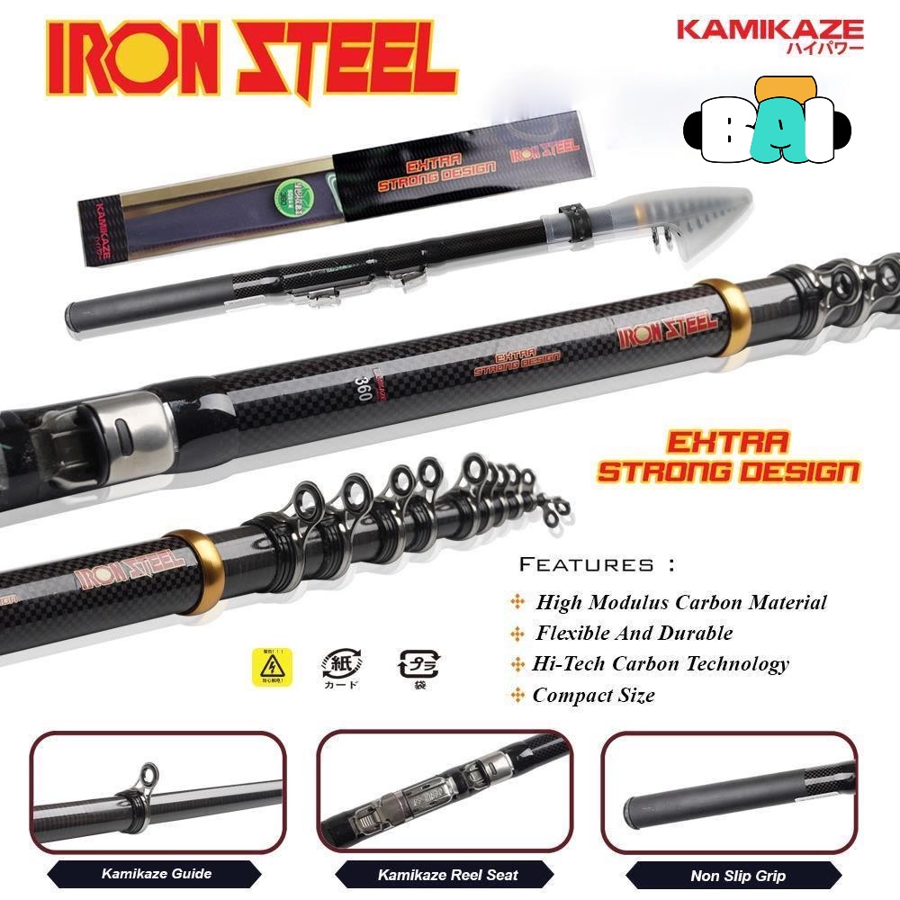 Joran Antena KAMIKAZE IRON STEEL