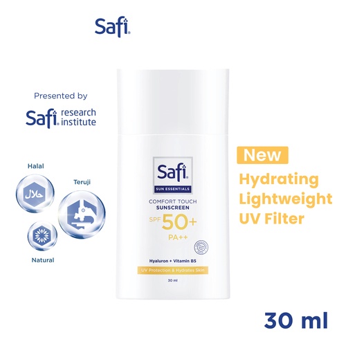 ★ BB ★ Safi Sun Essential Comfort Touch Sunscreen SPF 50+ PA++ 30ml - Sunscreen Wajah