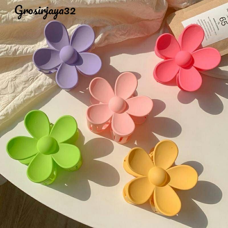 FLOWER JEPITAN JEDAI BUNGA CETAR 7,5CM DOFF PREMIUM QUALITY SUPERMURAHH KOREA IMPORT
