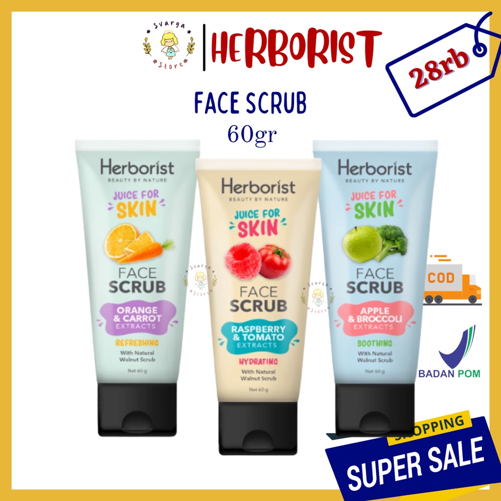 60gram Herborist Juice For Skin Face Scrub