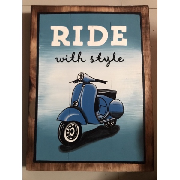 lukisan vespa dan Vw classics