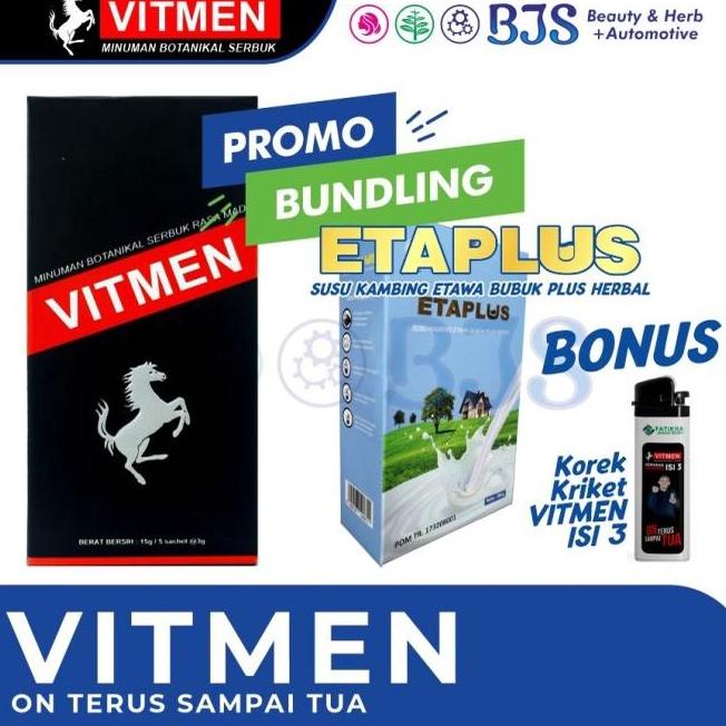 VITMEN ISI 5 + HERBAL VITMEN + VITMEN ORIGINAL + HERBAL STAMINA PRIA