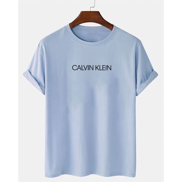 Kaos Baju Pria Termurah Calvin Lengan Pendek Atasan Distro Cowok Tshirt Dewasa Cod