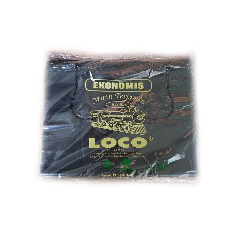 

plastik asoy / kresek hitam LOCO 40 berat 500gr