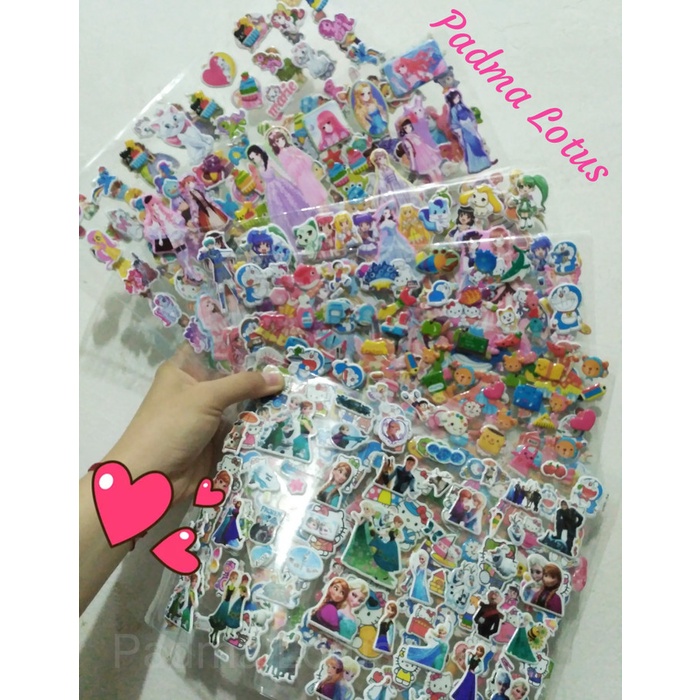 

✨NEW✨ - Paket Stiker Timbul Sticker Anak album stiker komplit