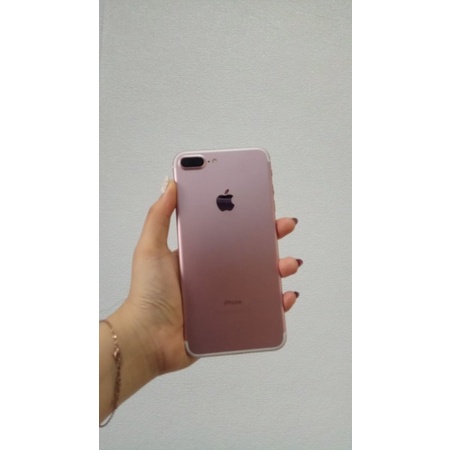 IPHONE 7+ PLUS SECOND ROSE GOLD 128 GB GARANSI INTERNASIONAL BODY MULUS 100%