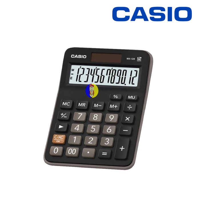 

EKSLUSIF Kalkulator Casio MX-12B Black/White