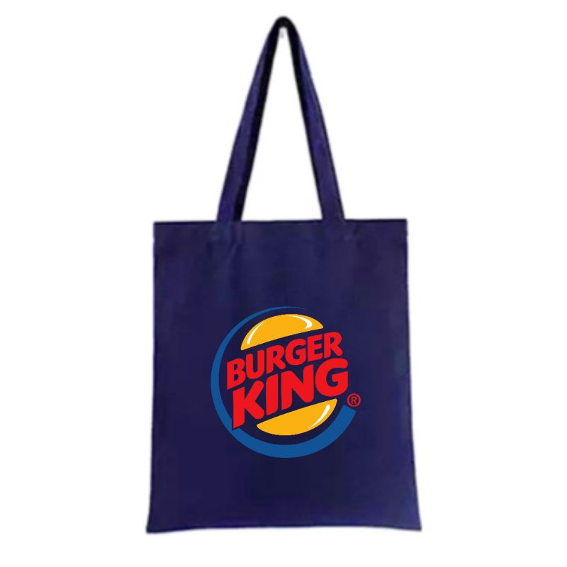 TOTEBAG KANVAS RESLETING /TOTEBAG WANITA / TOTE BAG KANVAS / TAS SEKOLAH KULIAH /TOTE BAG RESLETING BURGER KING /TOTE BAG TOTEBAG TAS KANVAS MURAH