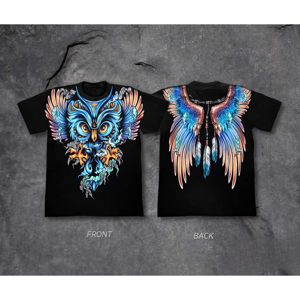 Kaos pria owl batik BB