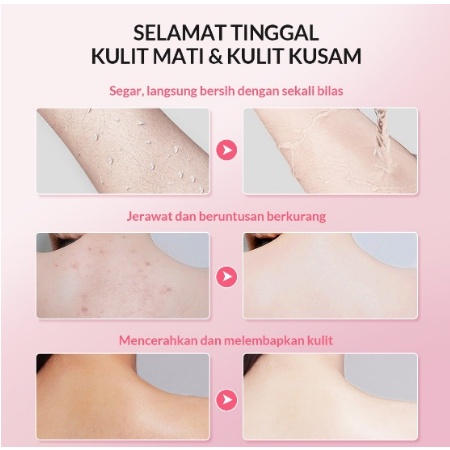 BIOAQUA Facial &amp; Body Exfoliating Peeling Gel / Exfoliasi Wajah