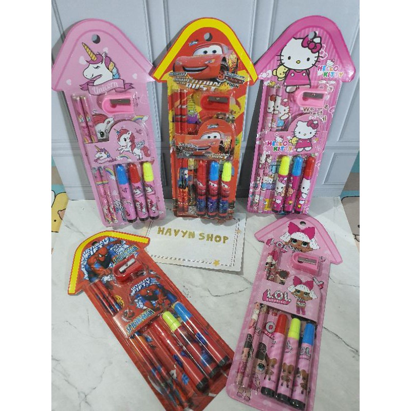 

Paket alat tulis set spidol