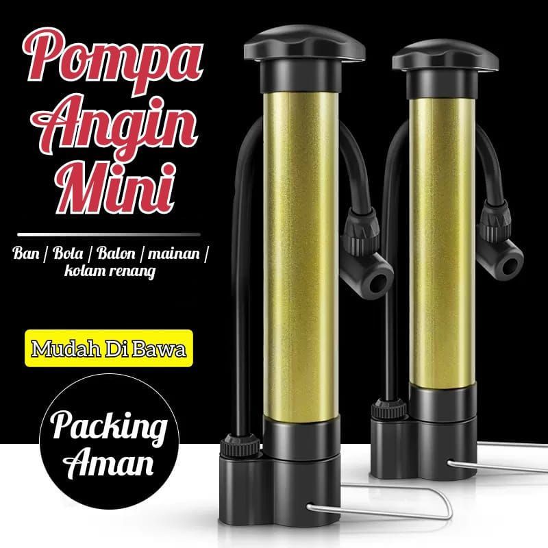 POMPA ANGIN MINI PORTABLE / POMPA ANGIN BAN SEPEDA BALON BOLA  KASUR MULTIGUNA