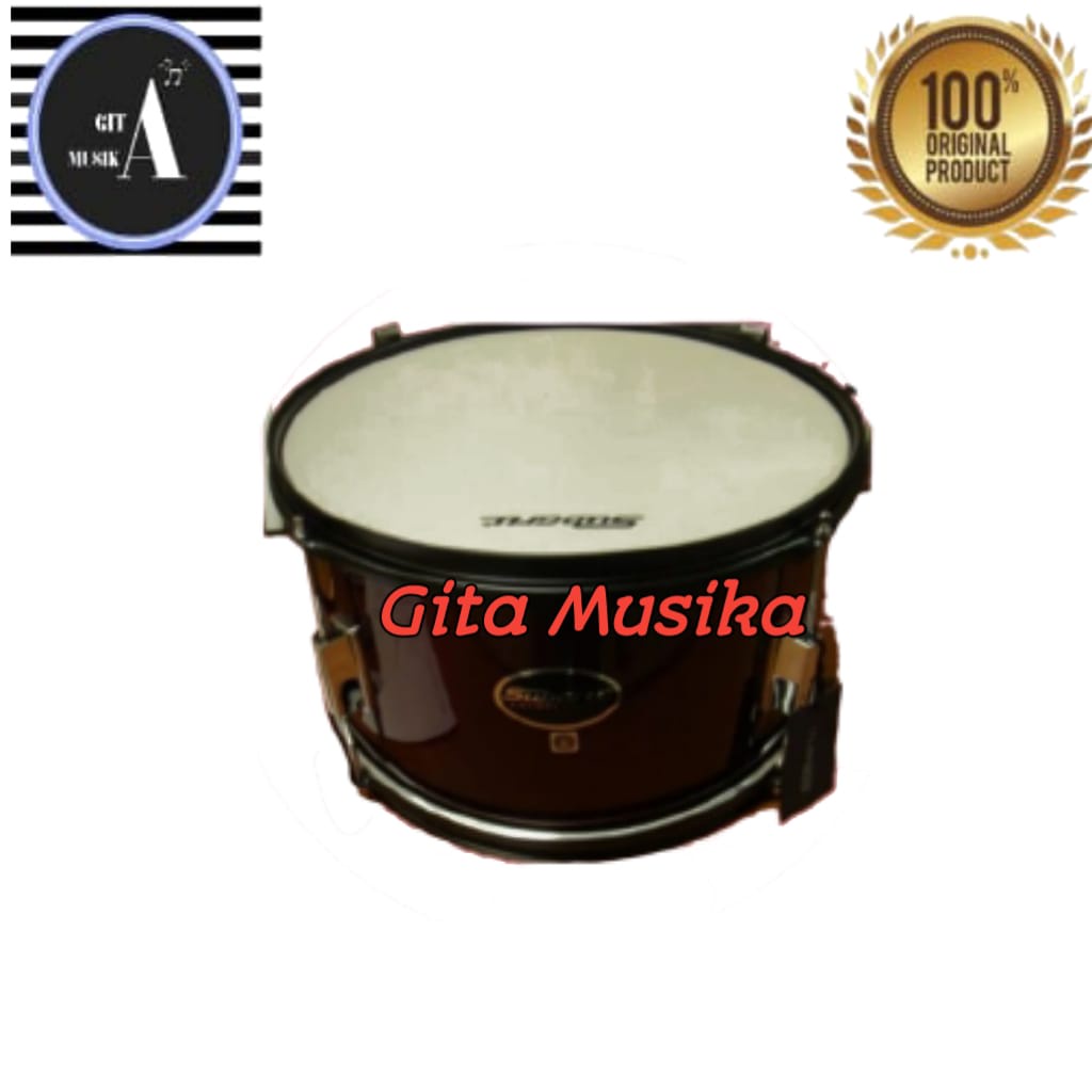 Marching Bass Drum Subaru 18x10 wine red(set carr+stick)