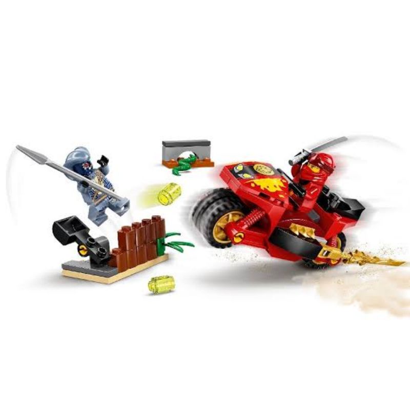 ori original lego ninjago legacy 71734 kai's blade cycle brick bricks robot balok blocks block blok bloks mainan anak laki cowok sepeda motor hadiah kado ultah boy toy toys boys gift present natal christmas set fight collection