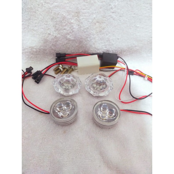 lampu kristal lampu motor kristal lampu krsital biru lampu variasi motor biru lampu motor biru