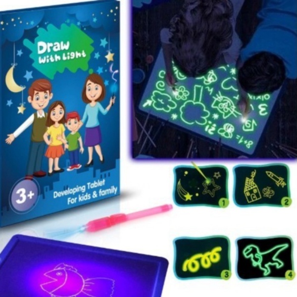 

Jual papan tulis led anak draw with light papan tulis nyala drawing board Limited