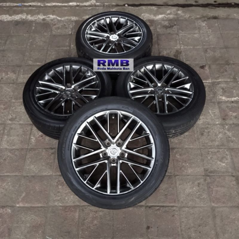 VELG SECOND MOBIL REP LEXUS RING 18 + BAN BISA BUAT INOVA ALPHARD HRV VITARA