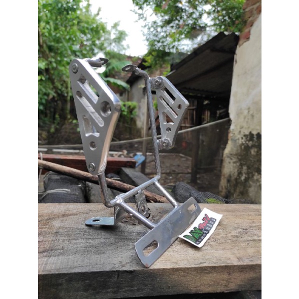 Tralis T atas bawah ninja set kupingan besi tralis tulangan lampu depan set kupingan tralis lampu pe