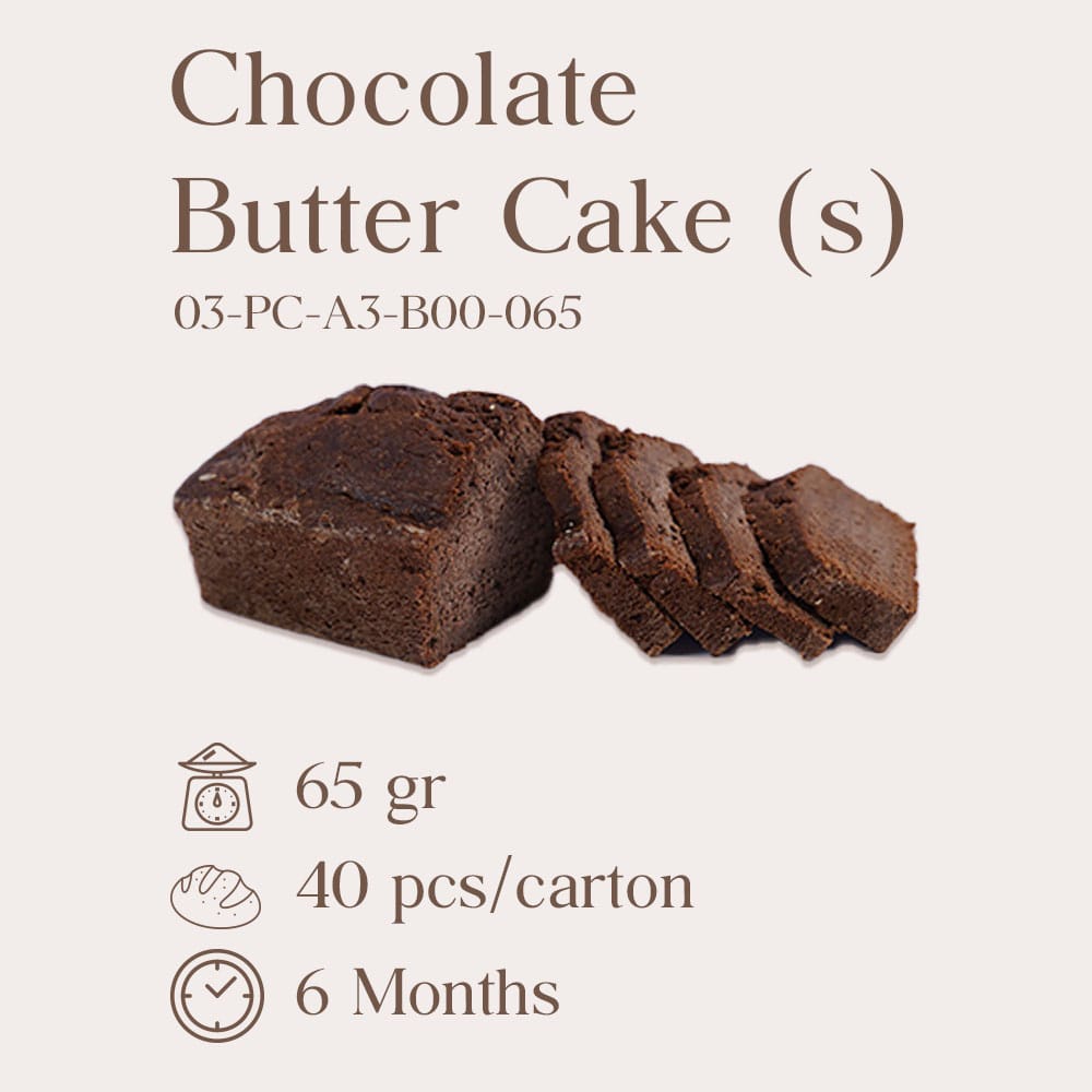 

CHOCOLATE BUTTER CAKE FRESH/READY-TO-EAT