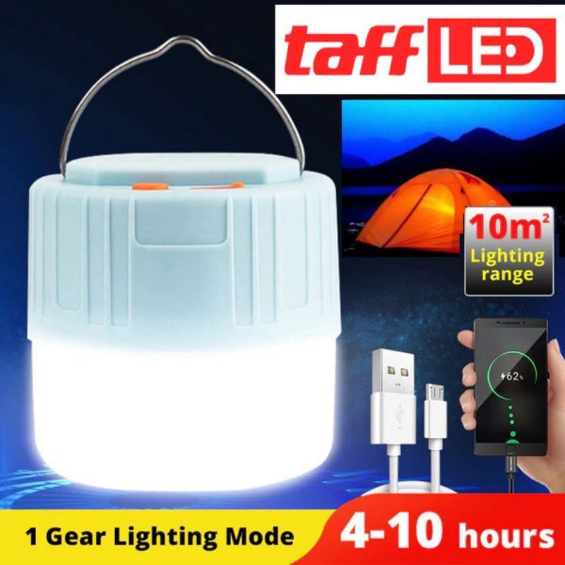 TaffLED Senter Lampu Lentera Camping Lantern Rechargeable 5W