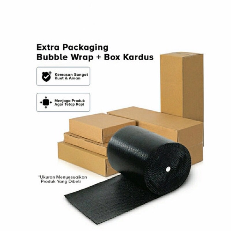 

Tambahan packing kardus dan bubblewrap
