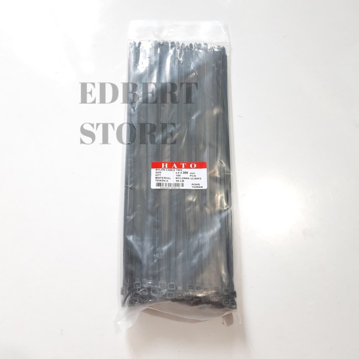

GRATIS ONGKIR Kabel ties TEBAL / Kabel tis / Pengikat Size 4.8 300 mm Code 4417