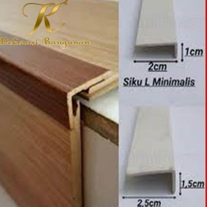 LANGSUNG ORDER ㊤ LIST SIKU TANGGA / STEP NOSING PVC / LIST SIKU L /WLL / LIST SIKU MEJA / LIS SIKU /