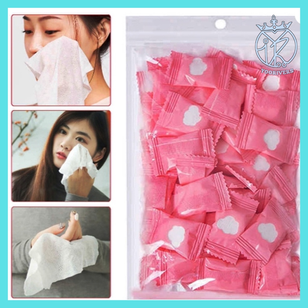 tisu hotel Mini thick compressed tissue permen tebal tisu ngembang tisu ajaib tisu tablet tisu hotel